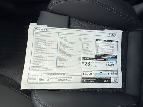 New 2026 Audi S5 Premium Plus AWD/4WD image 33