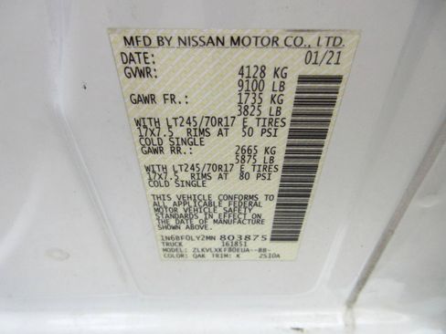 Used 2021 Nissan NV 2500 SV RWD image 25