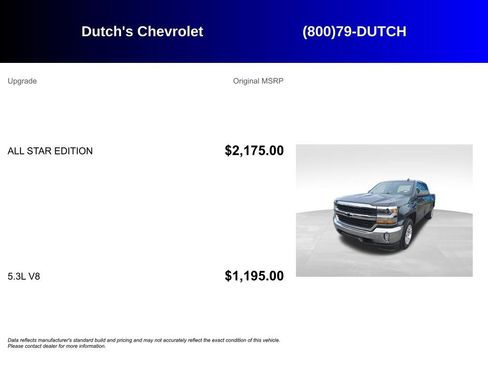 Used 2018 Chevrolet Silverado 1500 LT w/ All Star Edition image 5