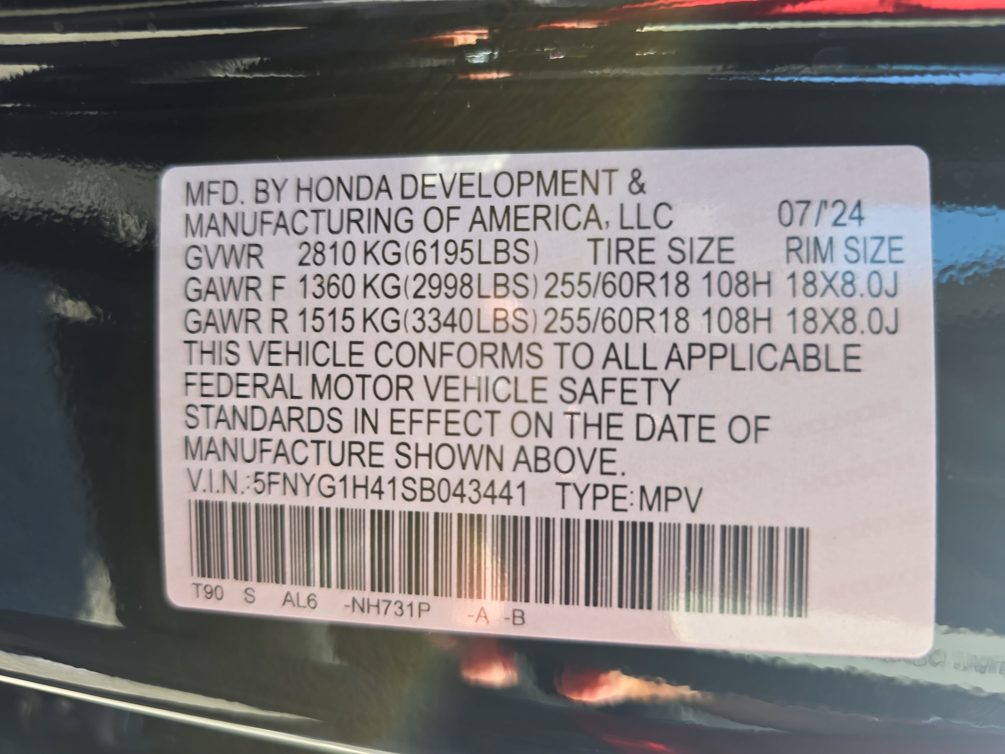 Certified 2025 Honda Pilot EX-L image 35