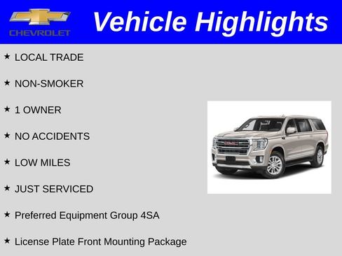 Used 2022 GMC Yukon XL SLT AWD/4WD image 2