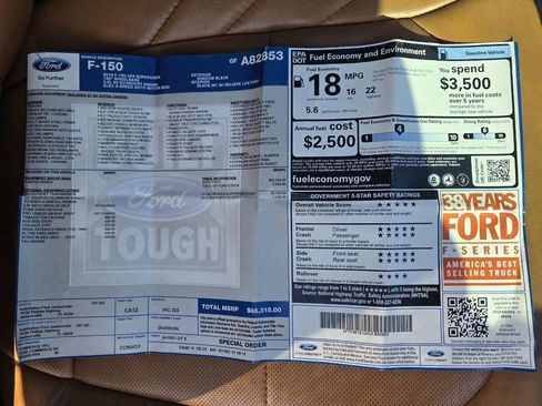 Used 2016 Ford F150 Limited w/ Trailer Tow Package image 39