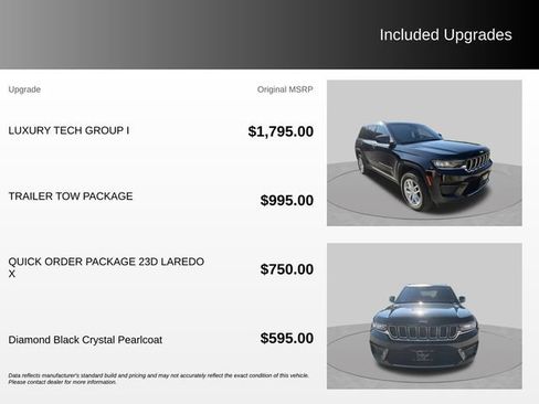 Used 2025 Jeep Grand Cherokee Laredo X w/ Luxury Tech Group I AWD/4WD image 4