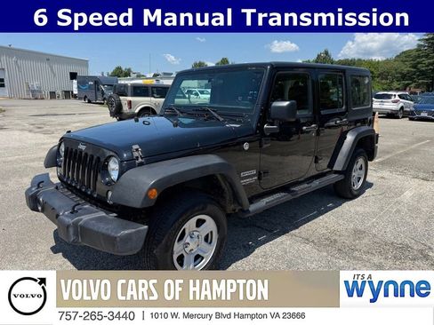 Used 2017 Jeep Wrangler Unlimited Sport w/ Connectivity Group AWD/4WD image 2