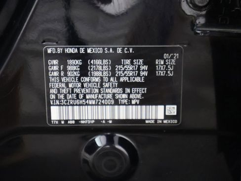 Used 2021 Honda HR-V EX image 51
