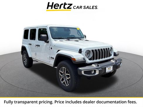 Used 2025 Jeep Wrangler Unlimited Sahara AWD/4WD image 1