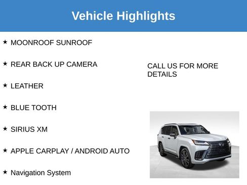 Used 2024 Lexus LX 600 4WD w/ Appearance Package image 8