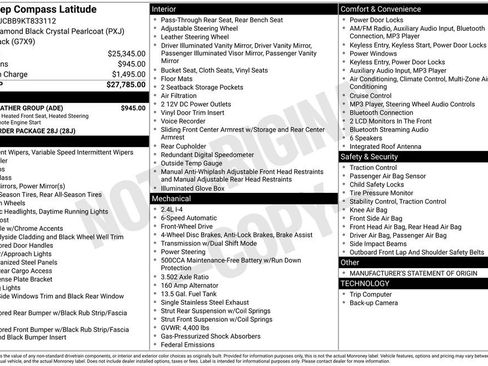 Used 2019 Jeep Compass Latitude w/ Cold Weather Group image 7