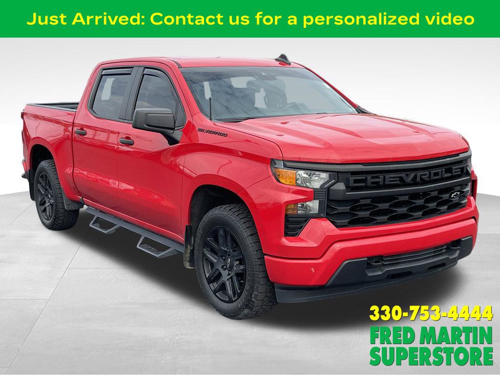 Used 2022 Chevrolet Silverado 1500 Custom w/ LPO, Dark Essentials Package AWD/4WD 360° Tour