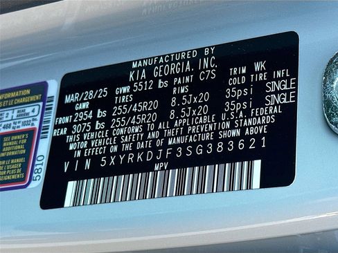 Used 2025 Kia Sorento SX Prestige image 34