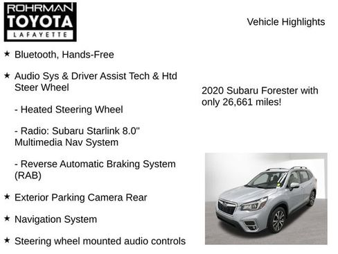 Used 2020 Subaru Forester Limited AWD/4WD image 7