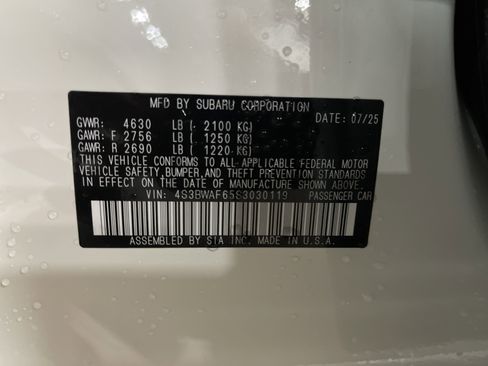 New 2025 Subaru Legacy Premium image 24