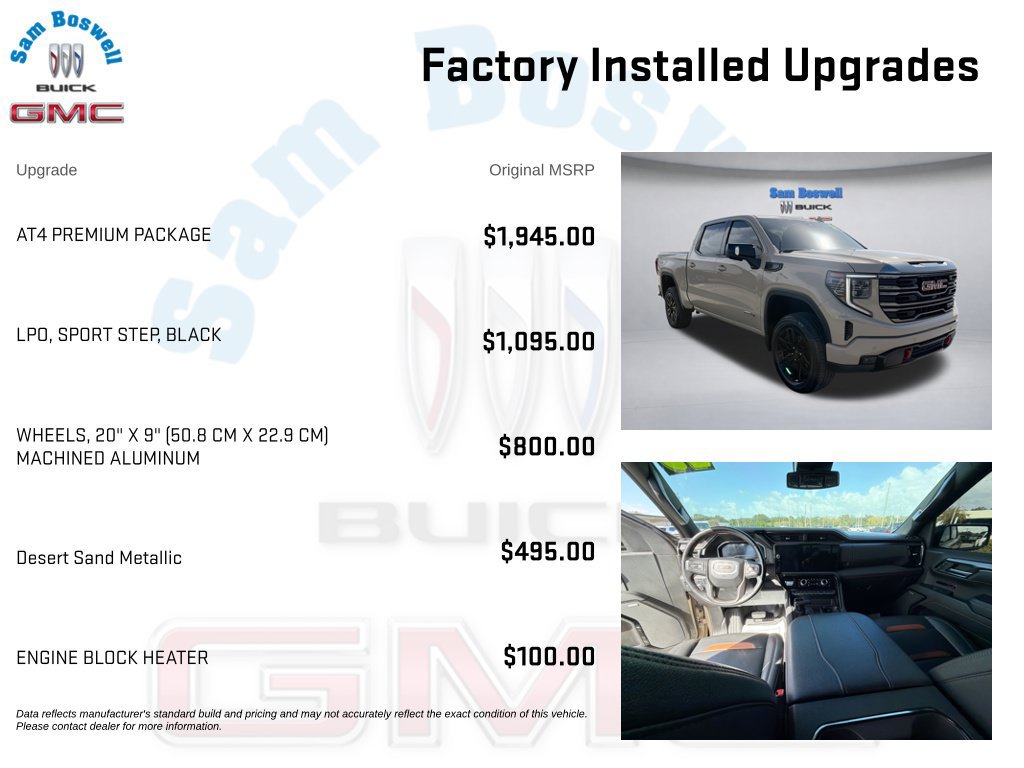 Used 2023 GMC Sierra 1500 AT4 w/ AT4 Premium Package AWD/4WD image 4