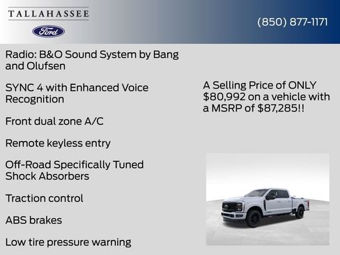 New 2026 Ford F250 Lariat w/ Black Appearance Package image 30