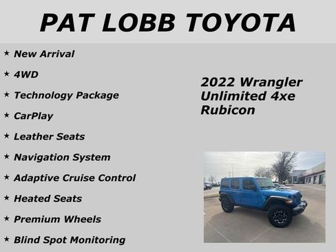 Used 2022 Jeep Wrangler Unlimited Rubicon 4xe w/ Cold Weather Group image 17