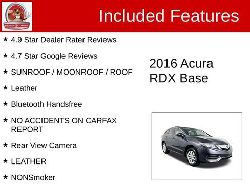 Used 2016 Acura RDX FWD w/ Technology Package image 4
