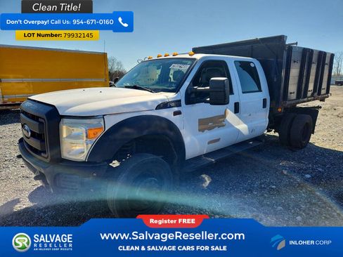 Used 2014 Ford F450 XL w/ Snow Plow Prep Package image 1