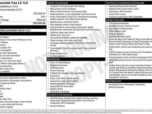 Used 2017 Chevrolet Trax LS AWD/4WD image 13
