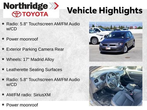 Used 2015 Volkswagen Golf SE FWD image 2