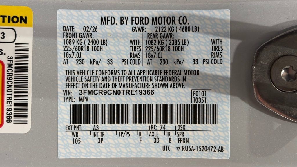 New 2026 Ford Bronco Sport Outer Banks w/ Outer Banks Tech Package+ AWD/4WD image 47