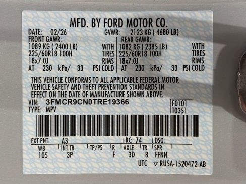 New 2026 Ford Bronco Sport Outer Banks w/ Outer Banks Tech Package+ AWD/4WD image 47