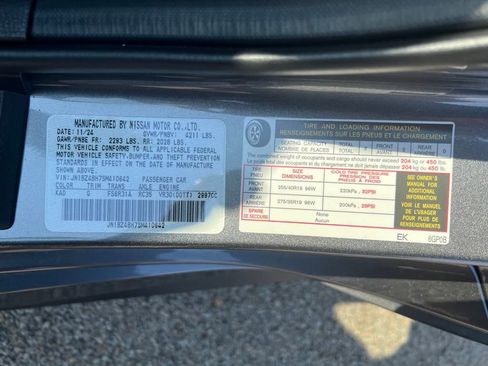 New 2025 Nissan Z Performance w/ Floor Mat Package image 29