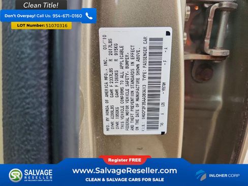 Used 2010 Honda Accord LX image 16