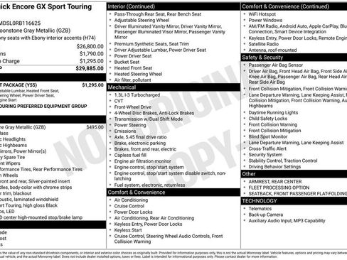 Used 2024 Buick Encore GX Sport Touring w/ Comfort Package image 19