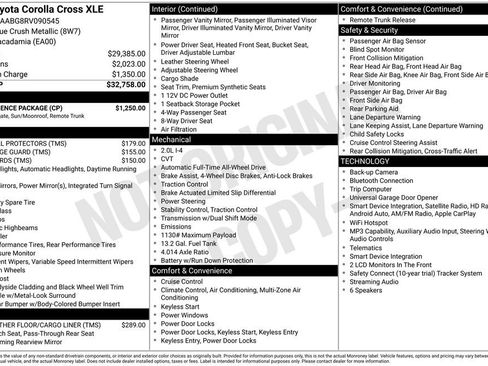 Used 2024 Toyota Corolla Cross XLE w/ Convenience Package AWD/4WD image 6
