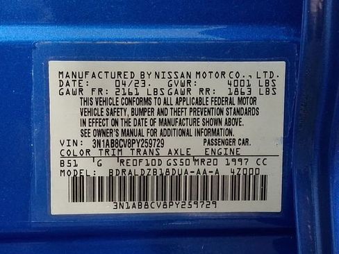 Used 2023 Nissan Sentra SV FWD image 26