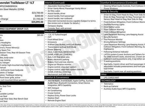 Used 2021 Chevrolet TrailBlazer LT image 22