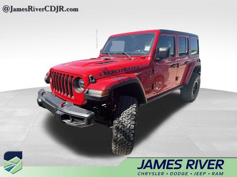 Used 2021 Jeep Wrangler Unlimited Rubicon w/ LED Lighting Group AWD/4WD image 1