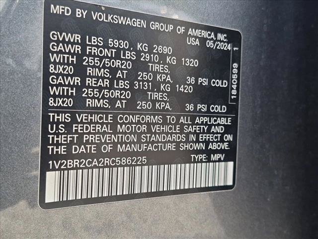 Used 2024 Volkswagen Atlas SEL AWD/4WD image 15