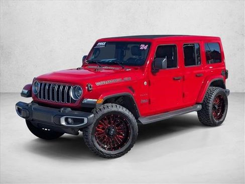 Used 2024 Jeep Wrangler Sahara w/ Technology Group image 1