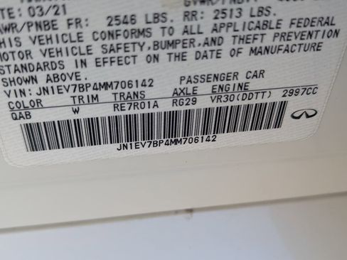 Used 2021 INFINITI Q50 Luxe w/ Cargo Package image 30