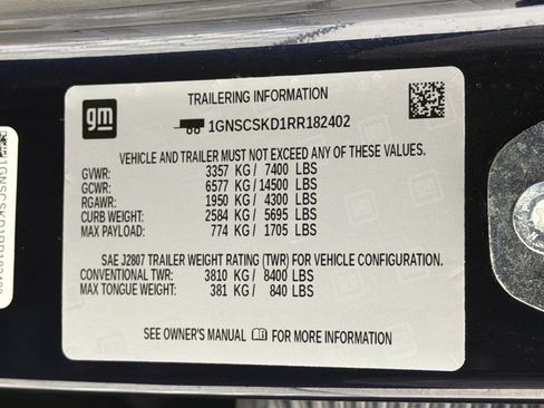 Used 2024 Chevrolet Tahoe Premier w/ Premium Package RWD image 20
