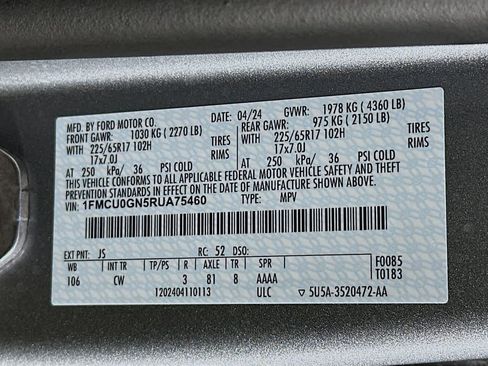 Certified 2024 Ford Escape Active image 22