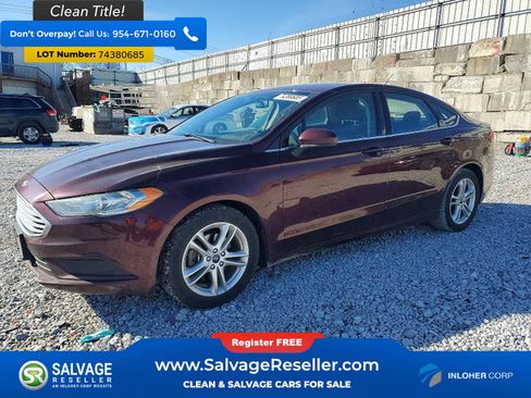 Used 2018 Ford Fusion SE w/ Fusion SE Technology Package image 1