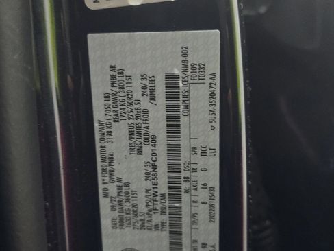 Used 2022 Ford F150 Platinum w/ Max Trailer Tow Package image 19