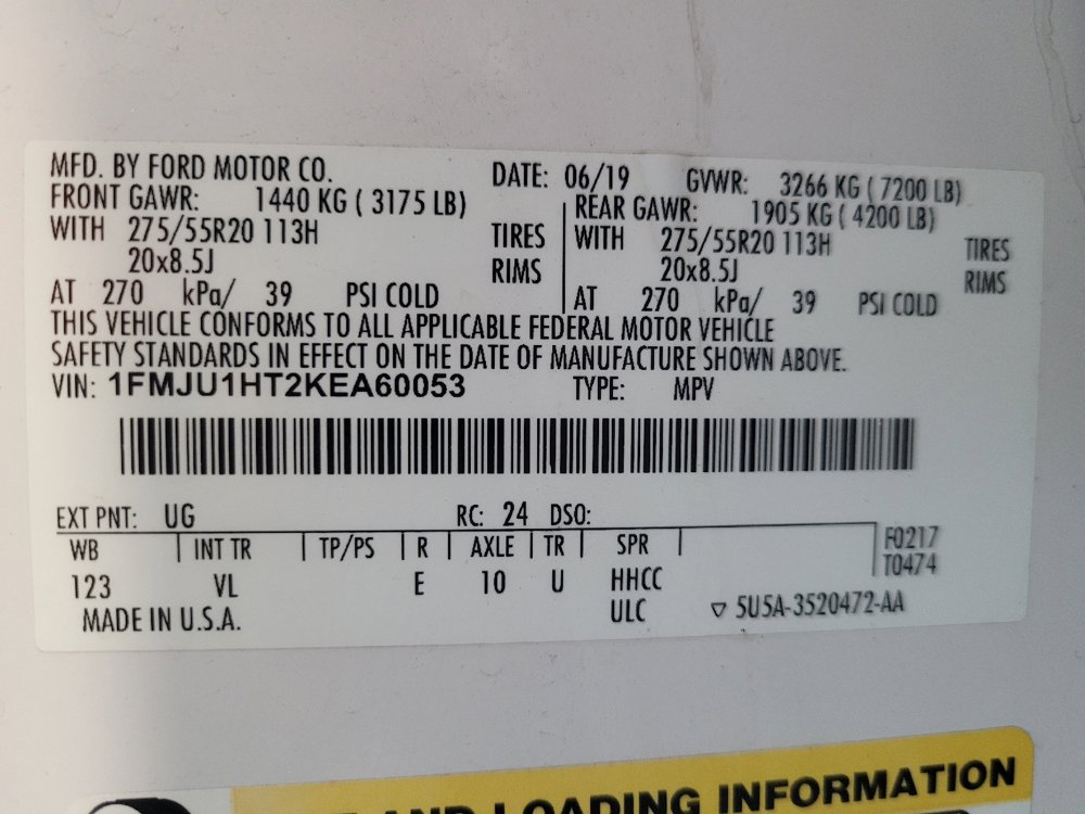 Used 2019 Ford Expedition XLT w/ Equipment Group 202A RWD image 33