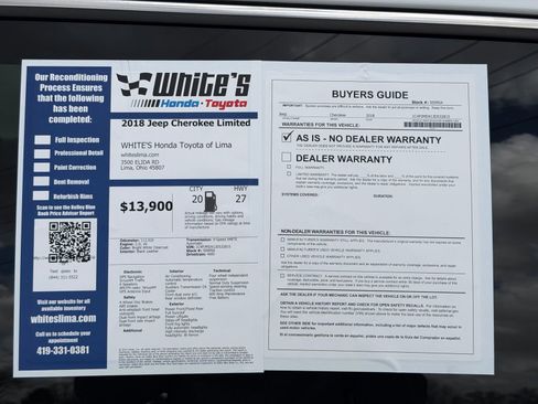 Used 2018 Jeep Cherokee Limited image 37