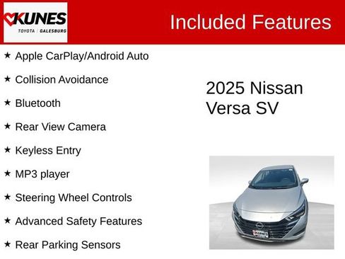 Used 2025 Nissan Versa SV image 2