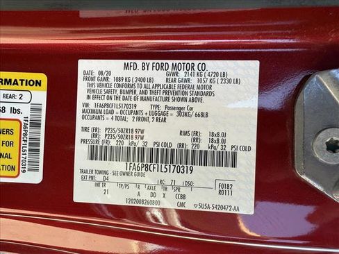 Used 2020 Ford Mustang GT image 21