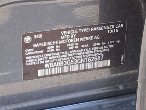 Used 2016 BMW 340i Sedan image 34