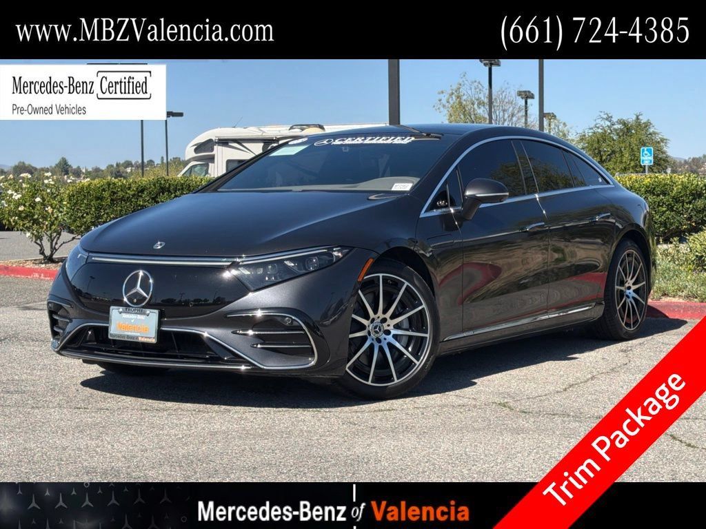 Used 2023 Mercedes-Benz EQS 580 4MATIC Sedan image 1