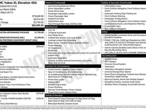 Certified 2026 GMC Yukon XL Elevation AWD/4WD image 16