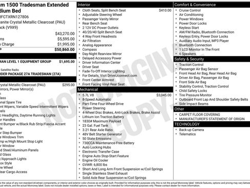 Used 2024 RAM 1500 Tradesman image 45