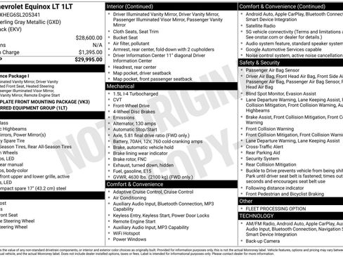 Used 2025 Chevrolet Equinox LT FWD image 44
