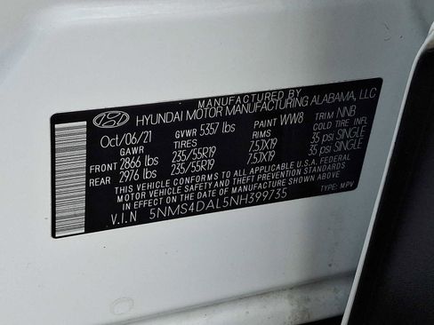 Used 2022 Hyundai Santa Fe Limited AWD/4WD image 27