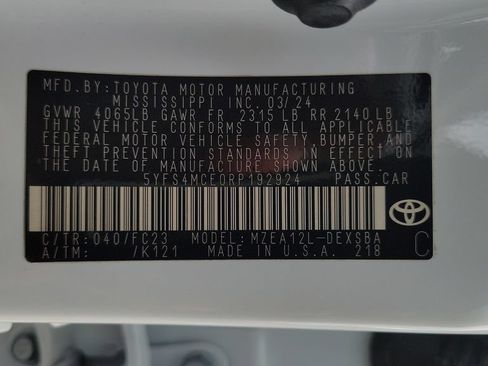 Certified 2024 Toyota Corolla SE FWD image 22